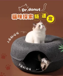 Dr.donut🍩貓咪探索隧道窩
