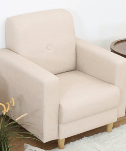 單人貓抓皮沙發