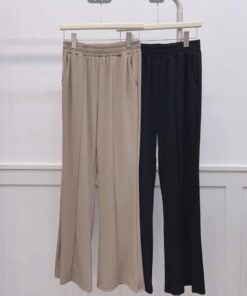 口袋款涼爽喇叭褲(兩色)