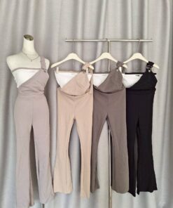 兩件式吊帶褲(四色)