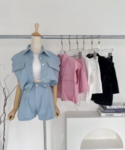 糖果色休閒套裝(四色)